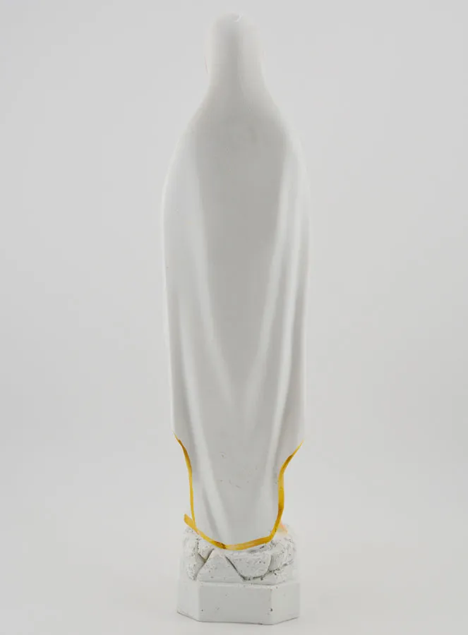 Polychroom Beeld Maria van Lourdes - 30 cm (pic 4)