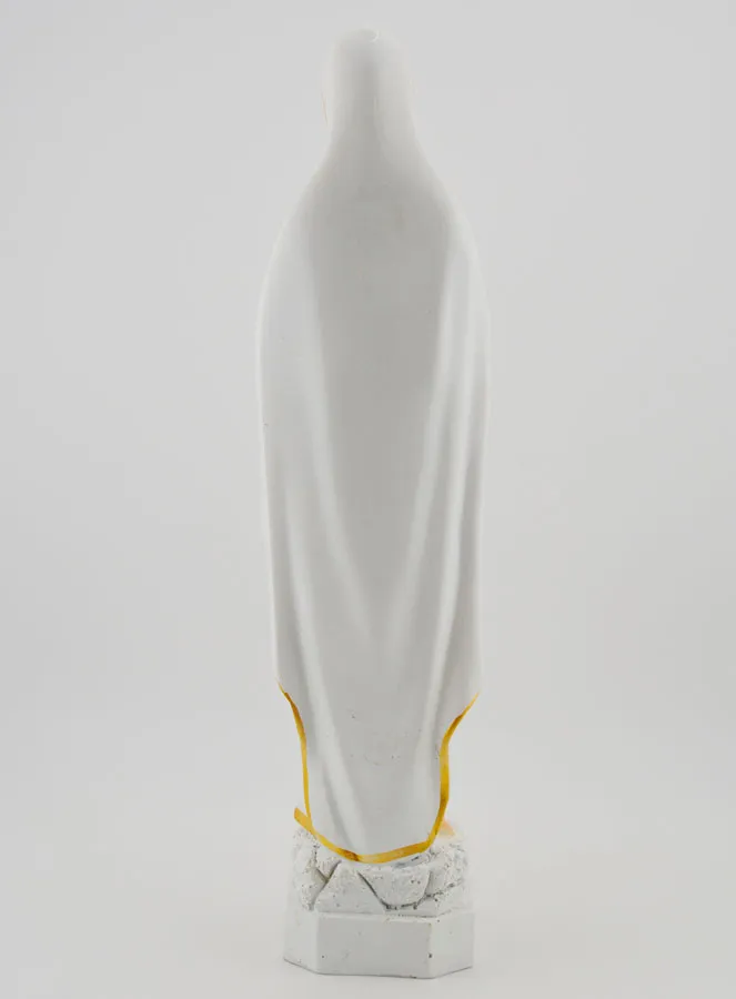 Polychroom Beeld van Onze-Lieve-Vrouw van Lourdes - 30 cm (pic 4)