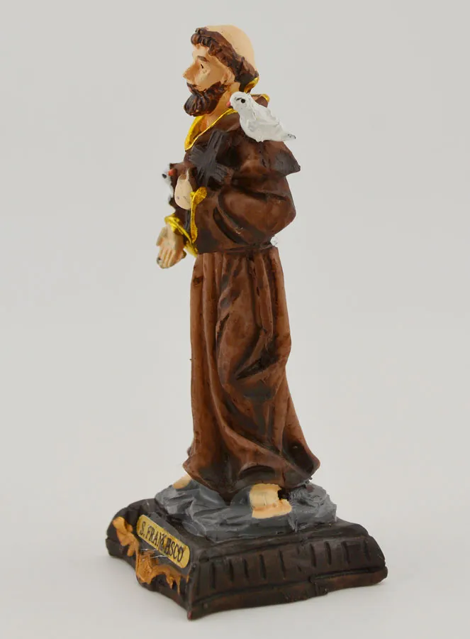 Religieus Beeld van Sint Franciscus - 7 cm (pic 2)