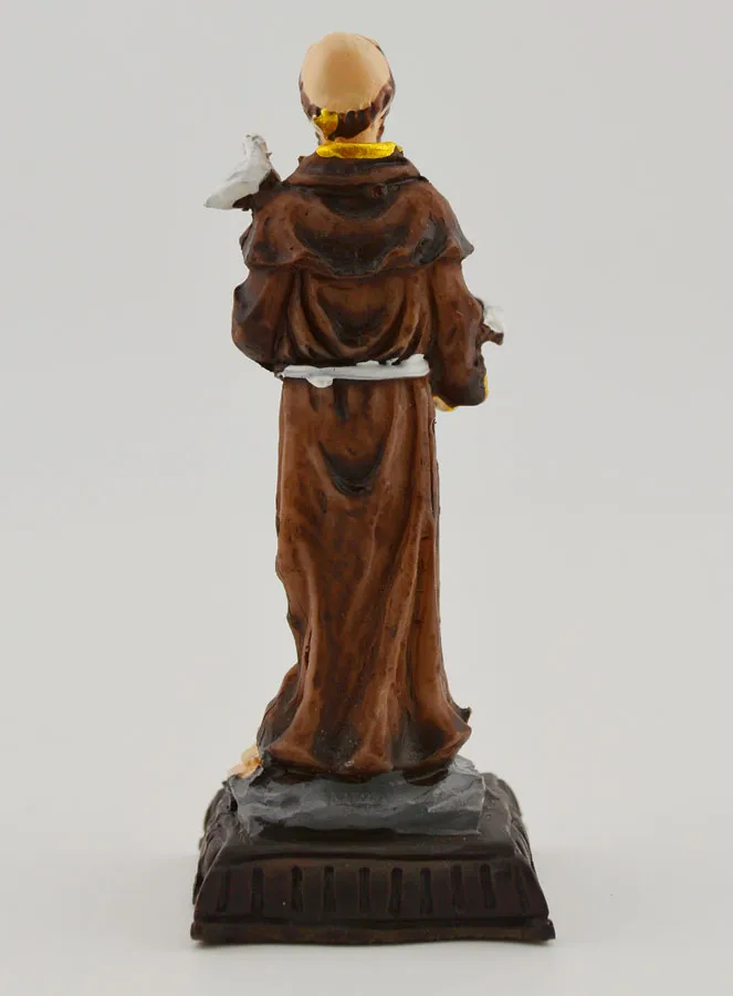 Religieus Beeld van Sint Franciscus - 7 cm (pic 4)
