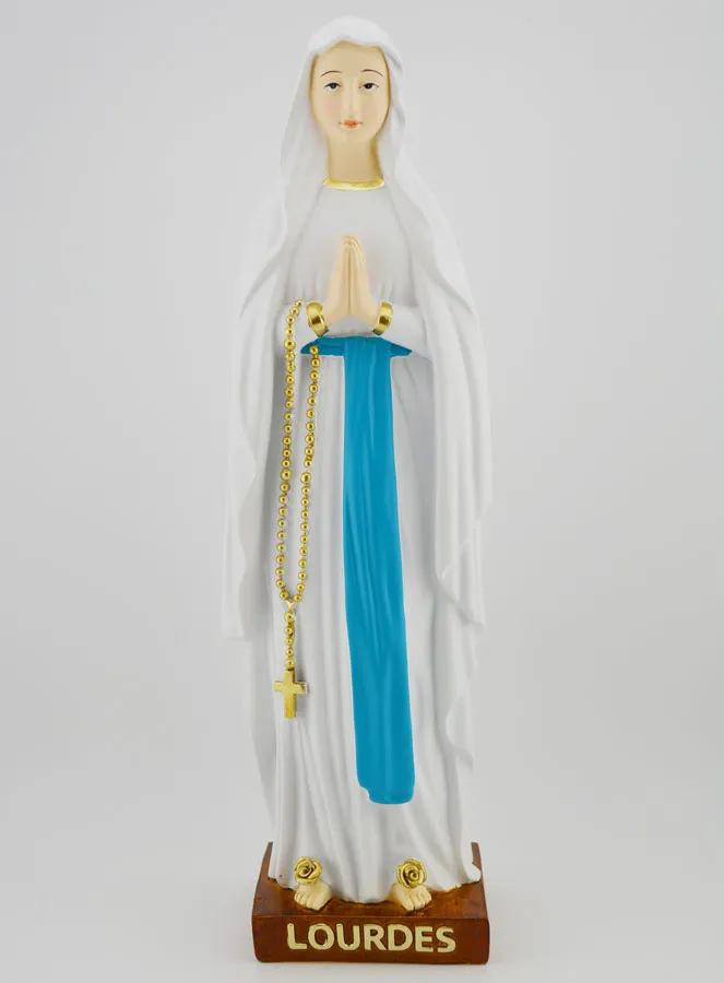 Religieus Beeld Onze-Lieve-Vrouw van Lourdes - 30 cm (pic 1)