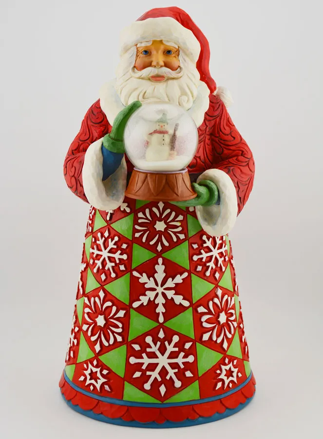 Kerstman met Sneeuwbol - Jim Shore (pic 1)