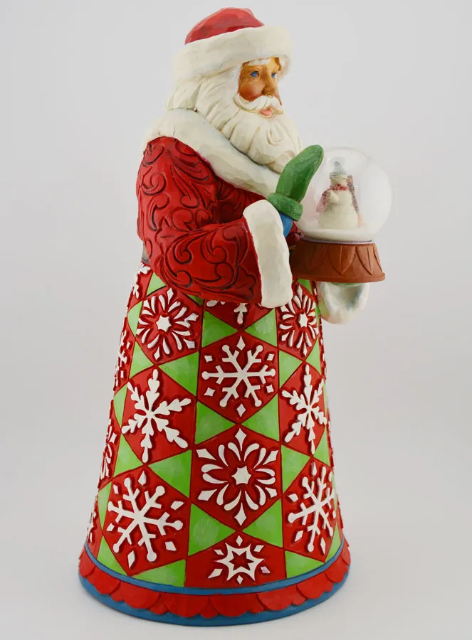 Kerstman met Sneeuwbol - Jim Shore (pic 2)