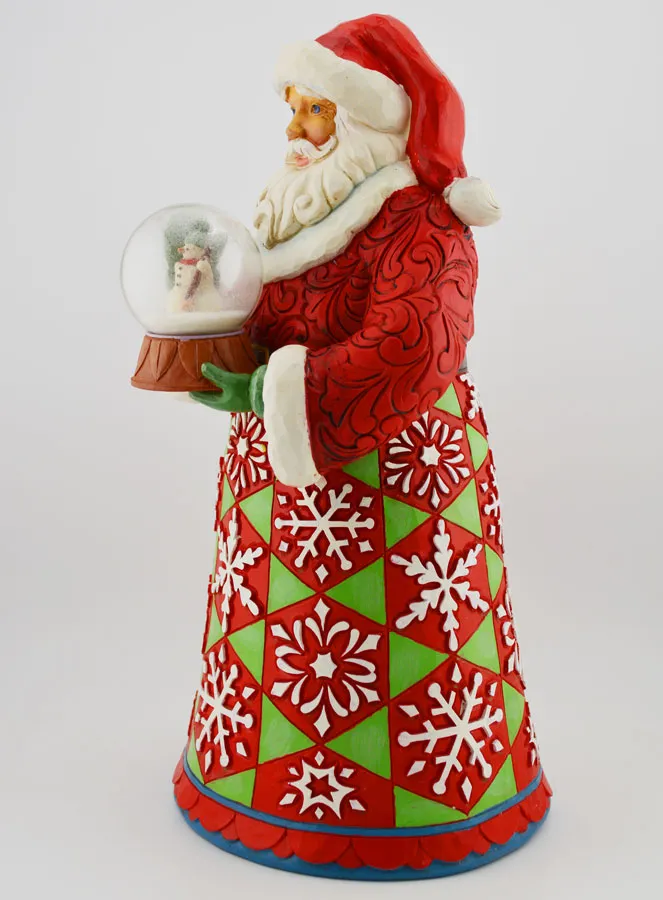 Kerstman met Sneeuwbol - Jim Shore (pic 3)