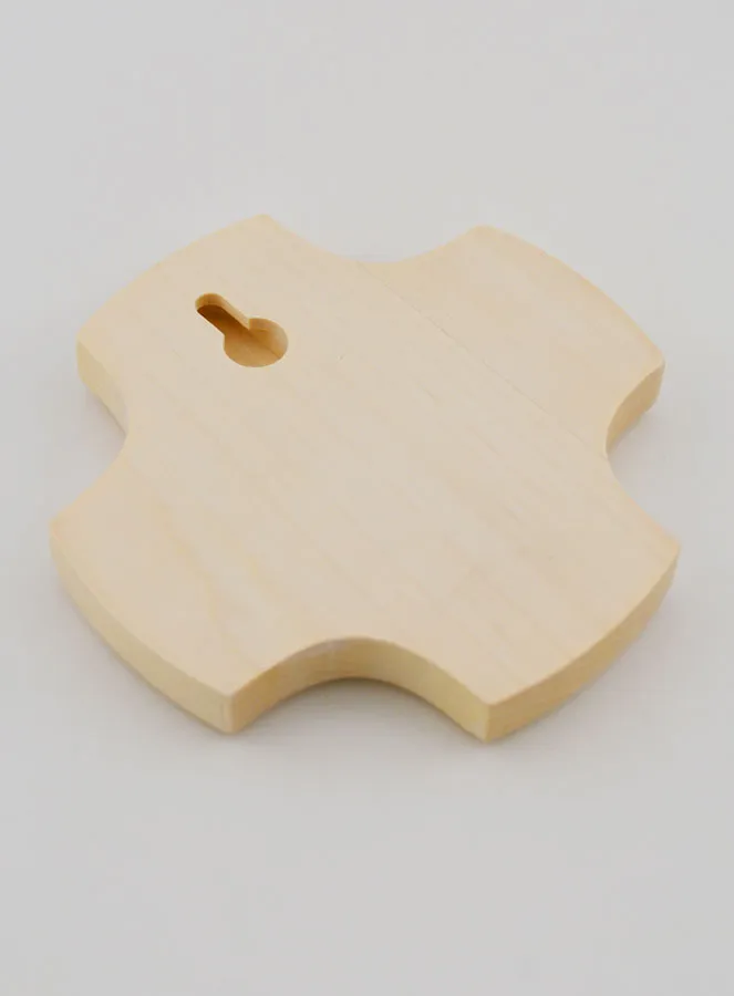 Houten Kruis van Esdoorn Hout - Christelijke Vis Ichtus (pic 4)