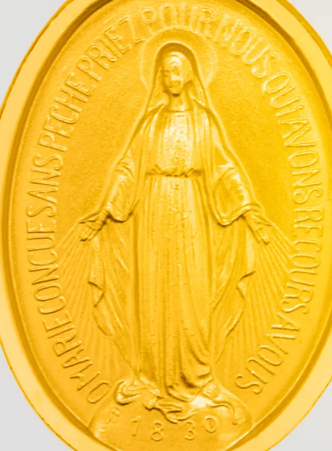 Wonderdadige Medaille Verguld met 24k Fijn Goud - 19 mm (pic 3)