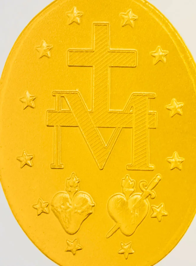 Wonderdadige Medaille Verguld met 24k Fijn Goud - 19 mm (pic 4)