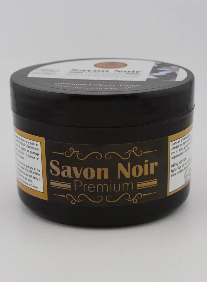 Premium Biologische Zwarte Zeep met Oranjebloesem - 250g (pic 1)