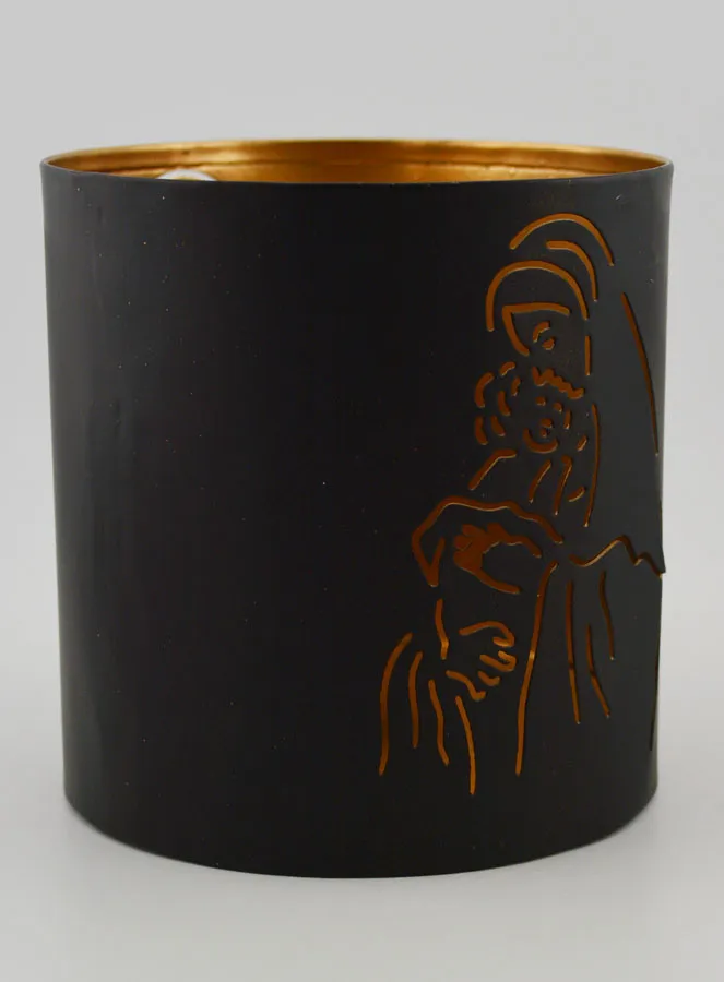 Opengewerkt Windlicht - Maria met Kind (pic 3)