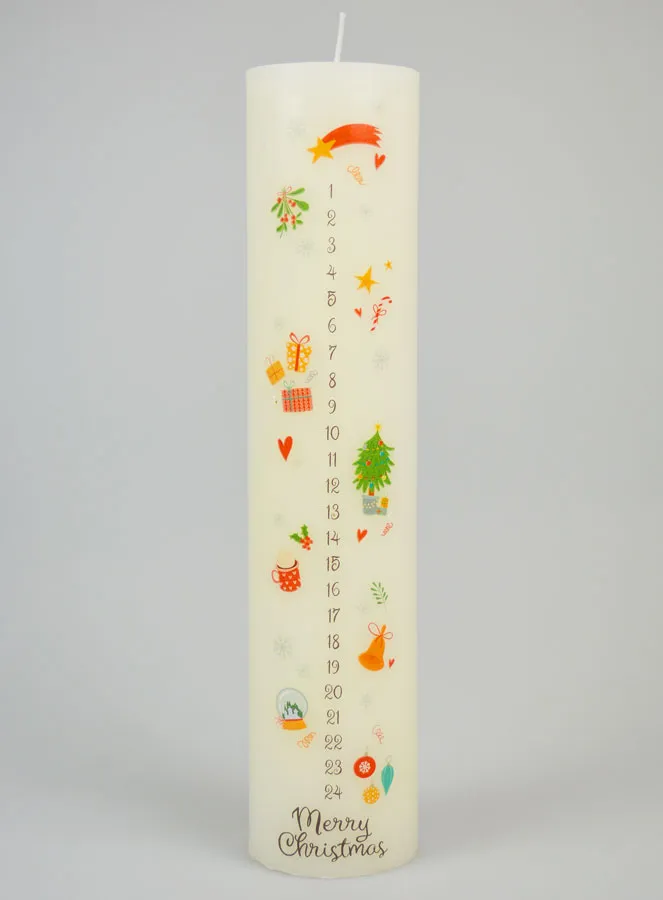 Adventskaars Traditioneel - 25 cm (pic 1)
