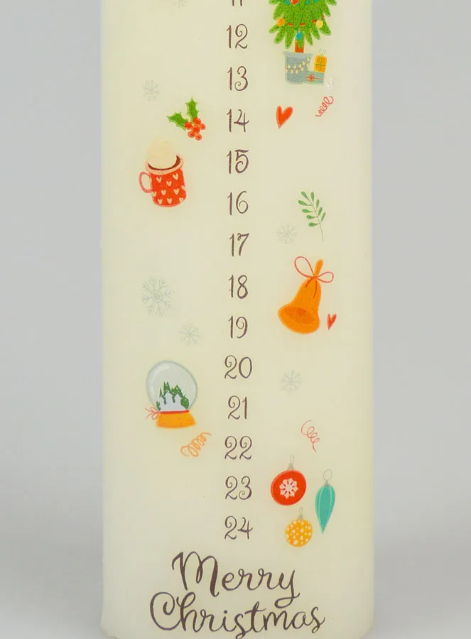 Adventskaars Traditioneel - 25 cm (pic 3)