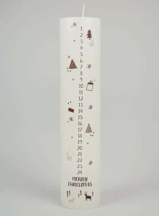 Adventskaars Scandinavische Stijl - 25 cm (pic 1)