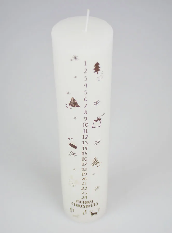 Decoratieve Adventskaars in Scandinavische Stijl - 25 cm (pic 2)