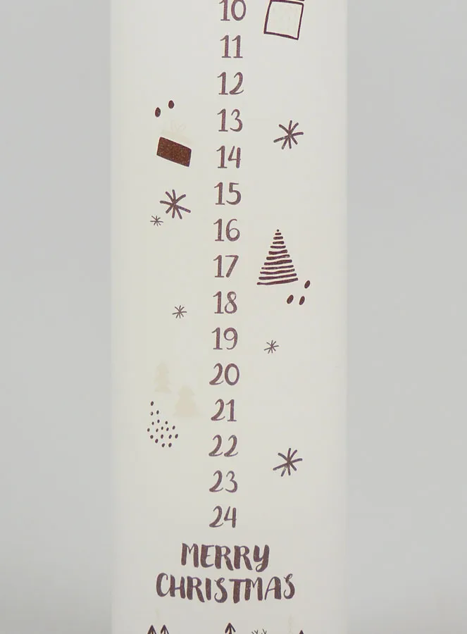 Decoratieve Adventskaars in Scandinavische Stijl - 25 cm (pic 3)