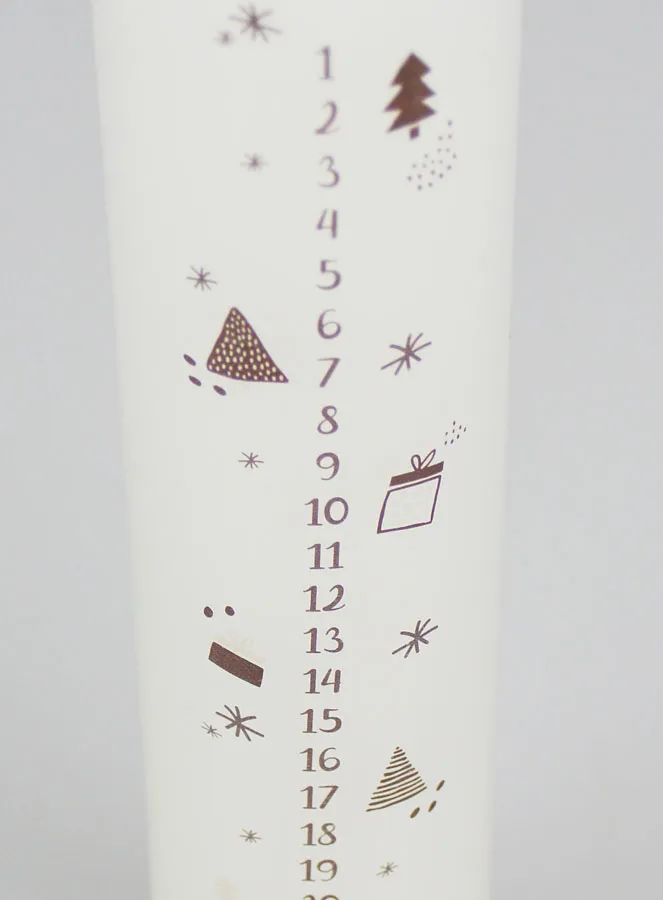 Decoratieve Adventskaars in Scandinavische Stijl - 25 cm (pic 4)