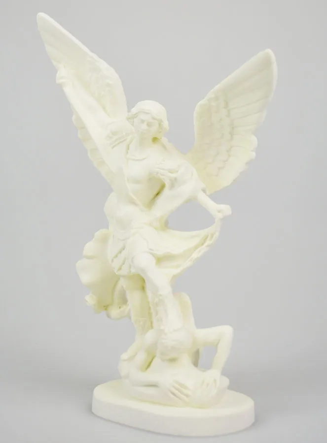 Beeld van Heilige Michaël Lichtgevend - 20 cm (pic 2)