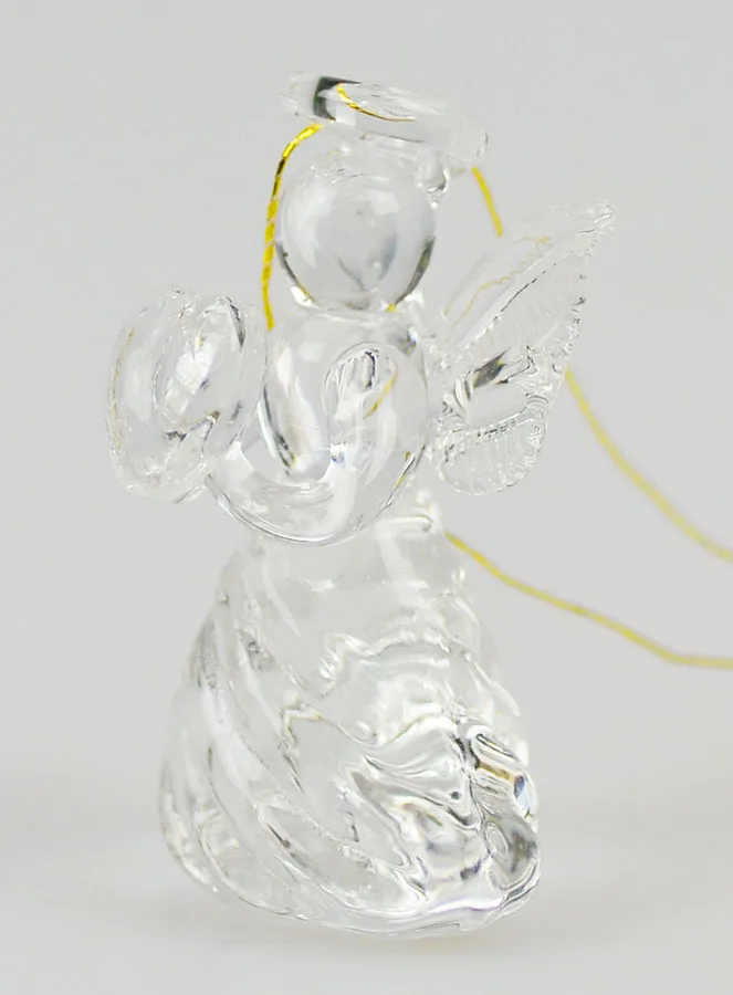 Glazen Kerstengel om op te Hangen 4cm (pic 4)