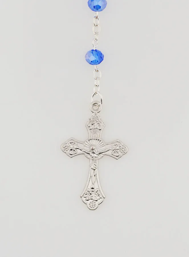 Rozenkrans van de Wonderdadige Medaille met Sluiting - Blauw (pic 3)