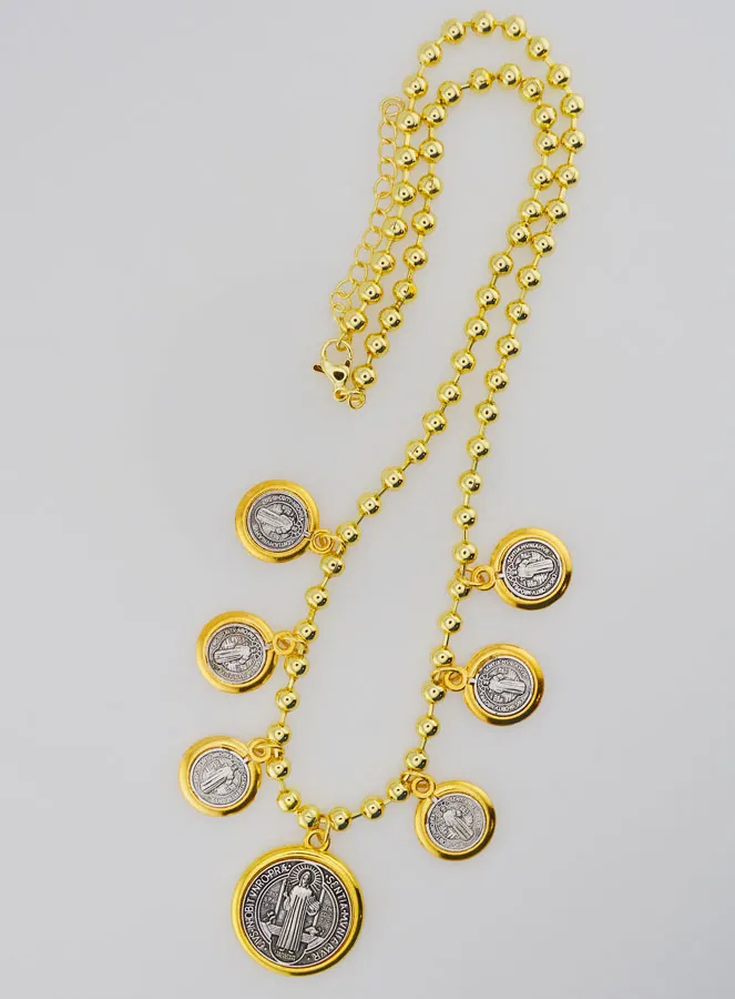 Religieus Collier Bescherming van Heilige Benedictus (pic 2)