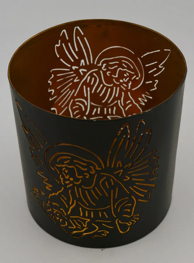 Opengewerkt Windlicht - Beschermengel (pic 1)