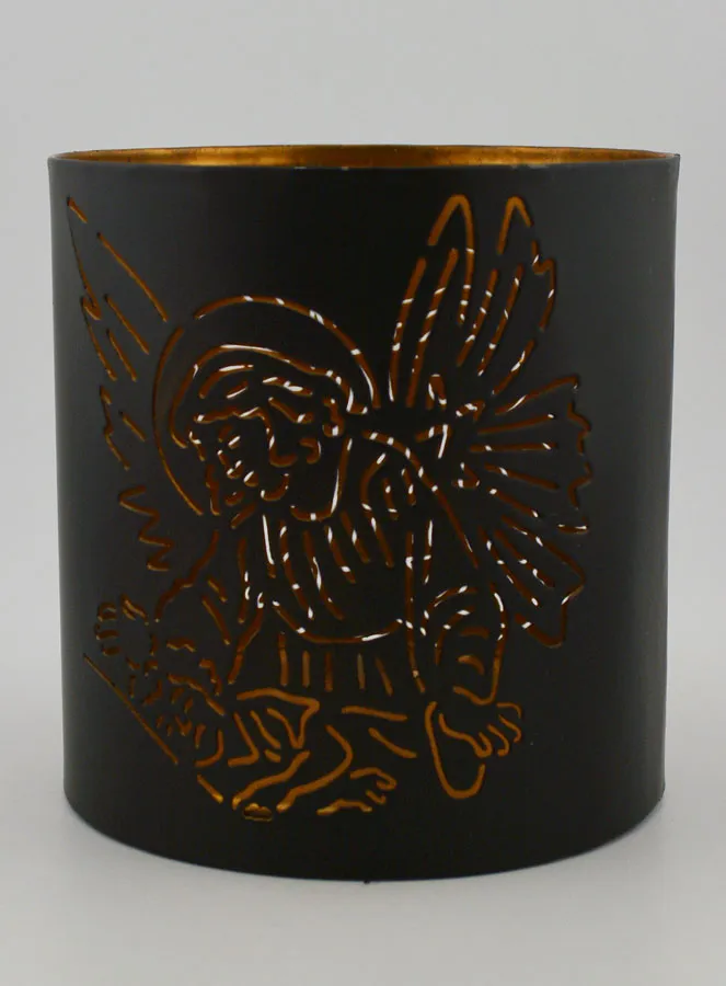 Opengewerkt Windlicht - Beschermengel (pic 2)