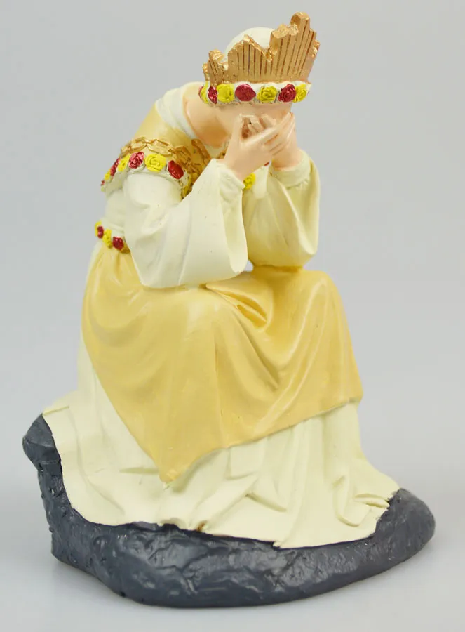 Beeld Onze-Lieve-Vrouw van La Salette - 11cm (pic 3)