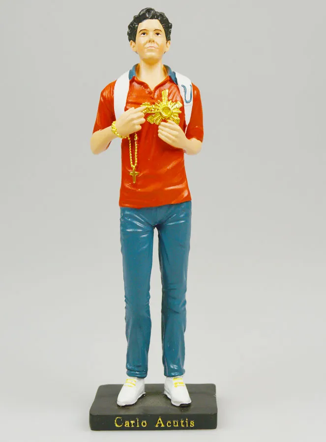 Beeld Heilige Carlo Acutis - 15cm (pic 1)
