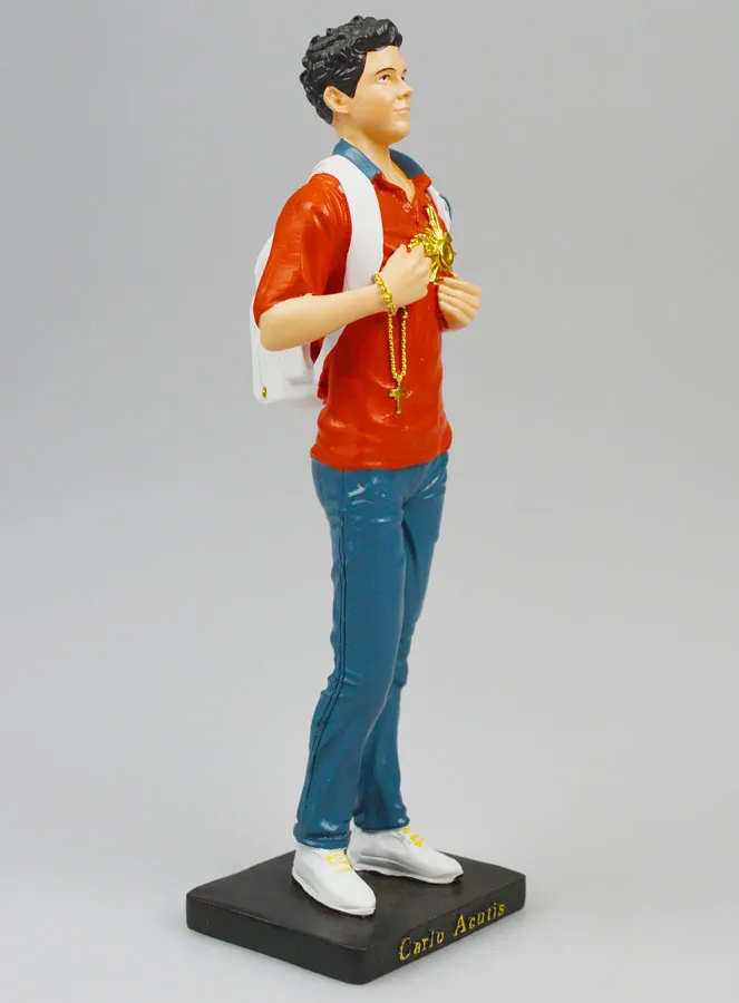 Beeld Heilige Carlo Acutis - 15cm (pic 3)
