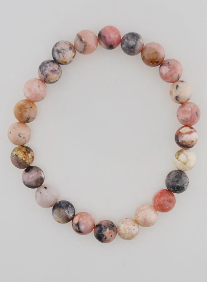 Edelsteen Armband van Roze Opaal 8mm (pic 1)
