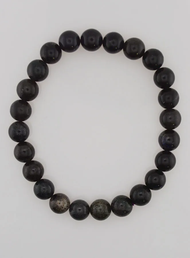 Edelsteen Armband van Zwarte Opaal 8mm (pic 1)