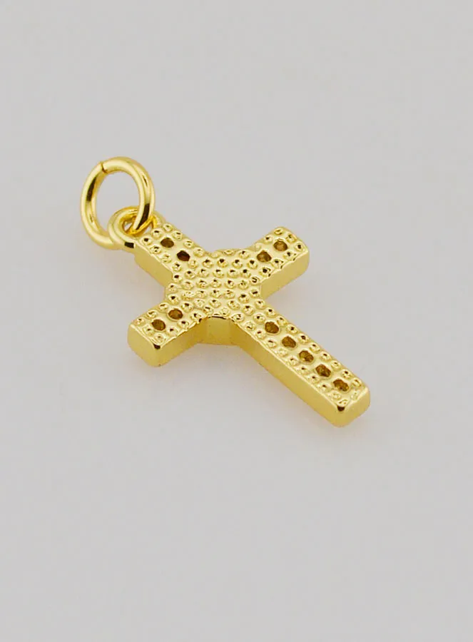 Kruis Hanger met Hart van Messing - 15 mm (pic 4)