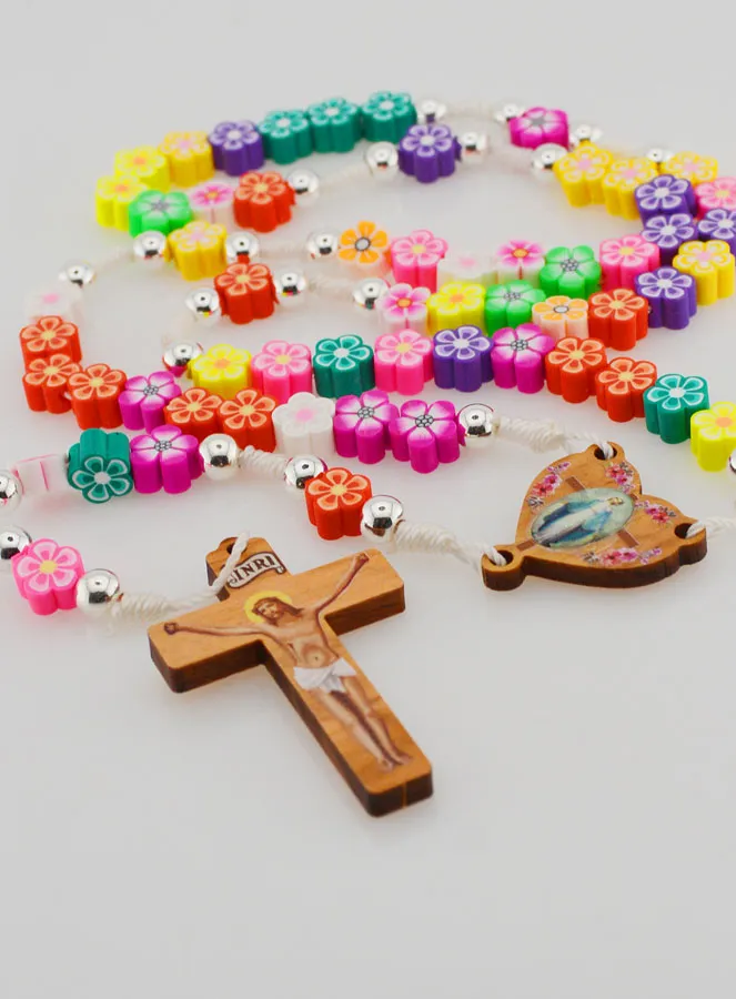Veelkleurige Rozenkrans Maria Wonderdadige voor Kinderen (pic 2)