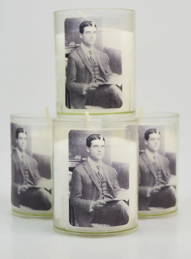Set 4 Votiefkaarsen Heilige Pier Giorgio Frassati (pic 1)