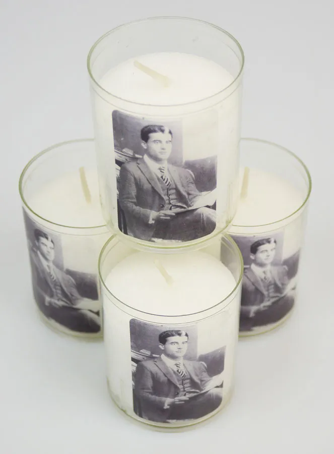 Set 4 Votiefkaarsen Heilige Pier Giorgio Frassati (pic 2)