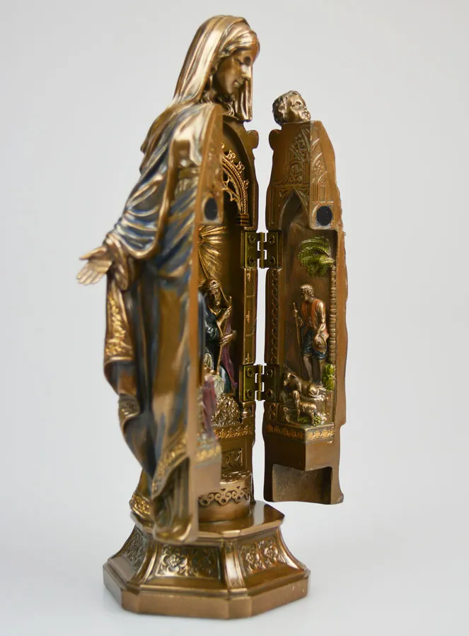 Kerstcadeau Drieluik Maria en Geboorte Jezus - 20cm (pic 3)