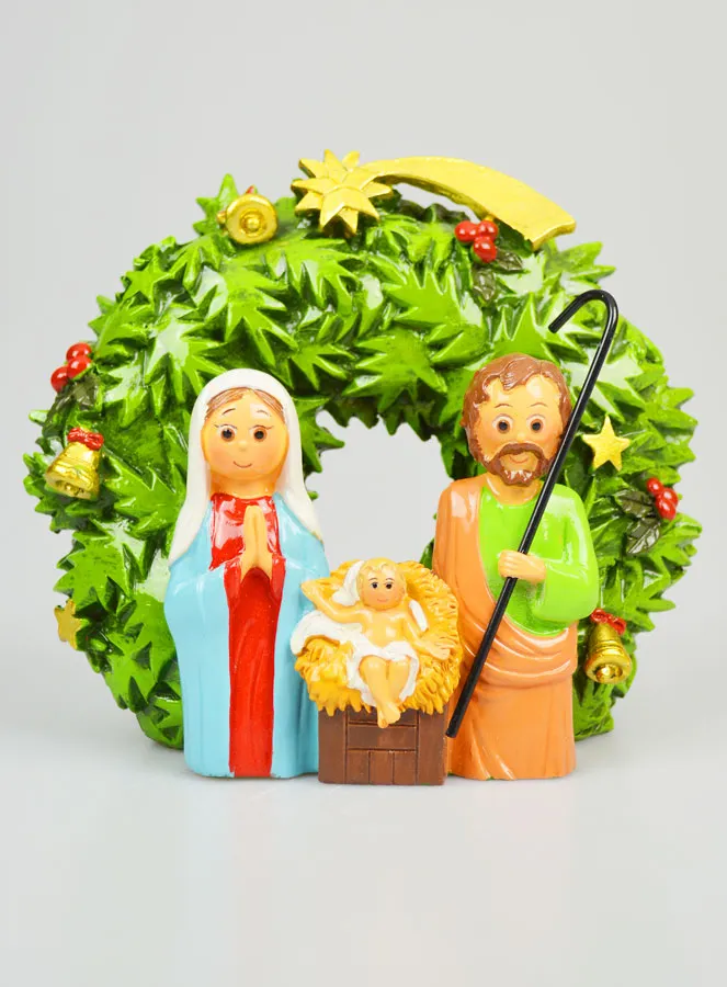 Heilige Familie om neer te zetten Kerstmis - 15cm (pic 1)