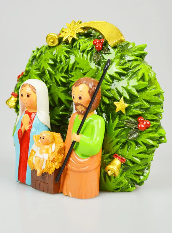 Heilige Familie om neer te zetten Kerstmis - 15cm (pic 2)