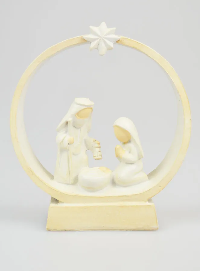 Kerststal Geboorte van Jezus en Ster - 11 cm (pic 1)