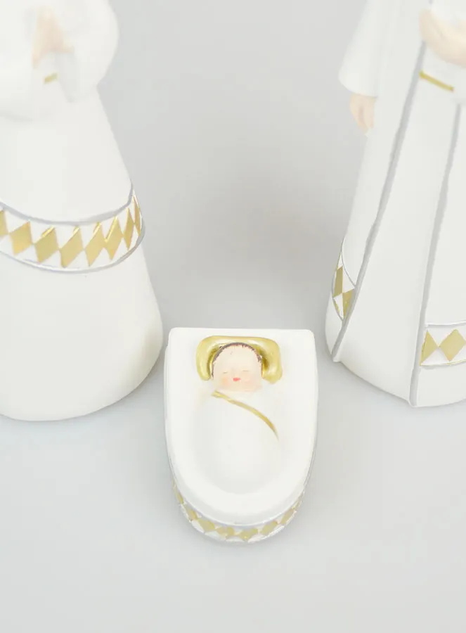 Kerststal Heilige Familie 17cm (pic 2)