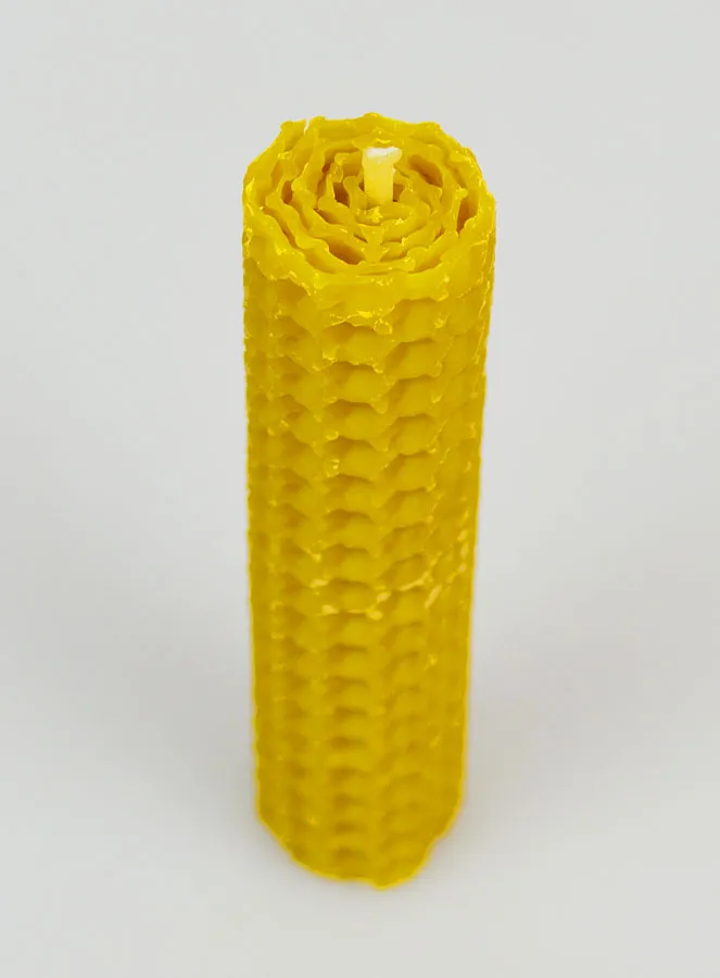 Decoratieve Kaars 100% Bijenwas - 10cm (pic 2)