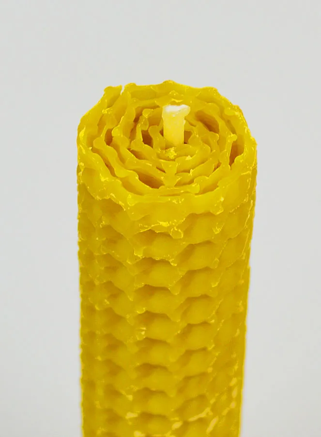 Decoratieve Kaars 100% Bijenwas - 10cm (pic 4)