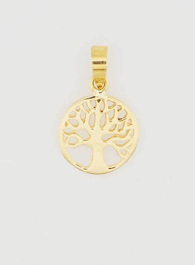 Gouden Hanger Levensboom 10mm (pic 1)