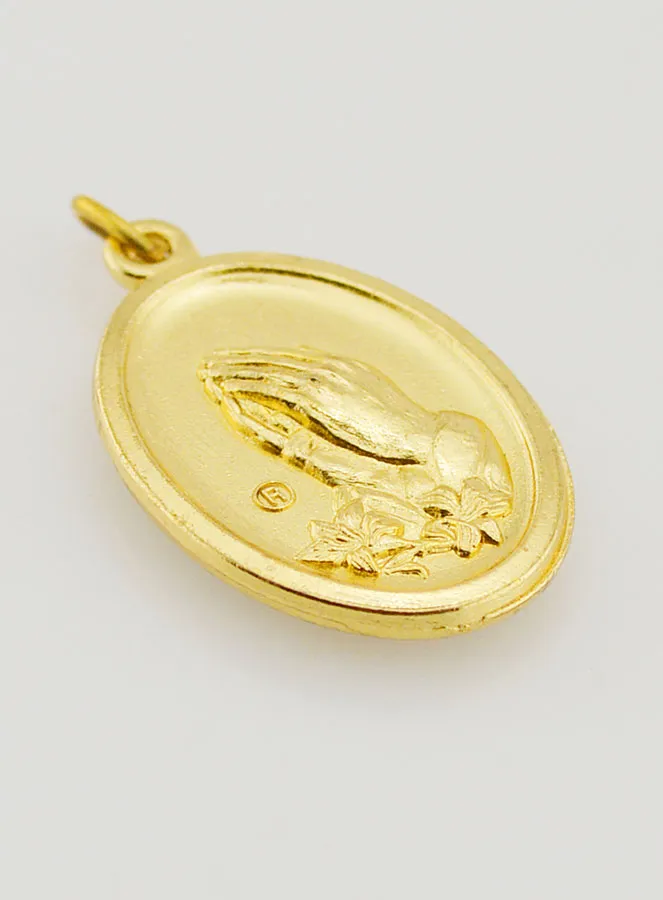Gekleurde Medaille Maria Wonderdadige 22mm (pic 4)