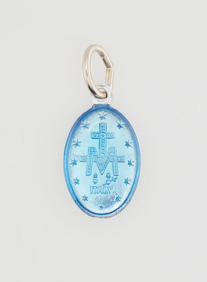 Blauwe Wonderdadige Medaille - 14mm (pic 4)