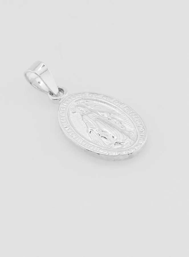 Wonderdadige Medaille van de Rue du Bac Parijs Zilver - 13 mm (pic 3)