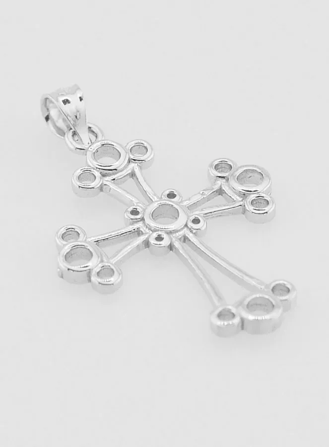 Chaldeeuwse Kruis Hanger Zilver - 22 mm (pic 3)