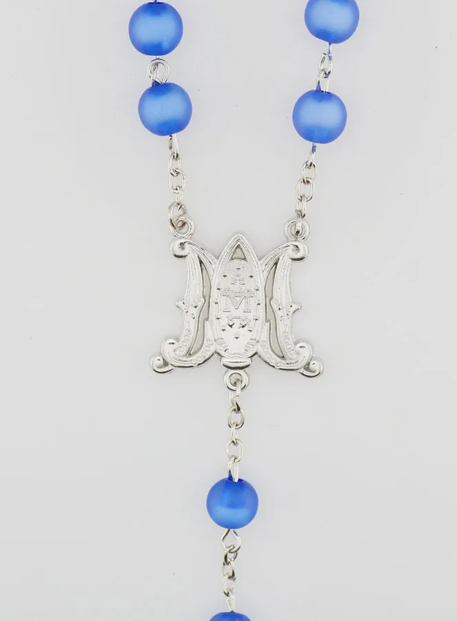 Rozenkrans met Blauwe Kralen en Wonderdadige Medaille (pic 4)