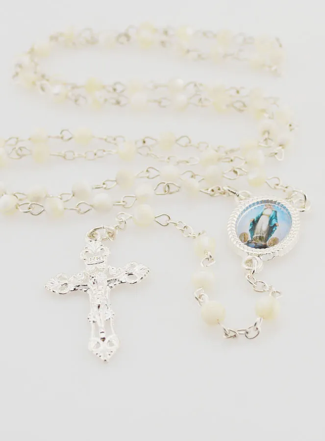 Rozenkrans Maria Wonderdadige van Echt Parelmoer (pic 2)