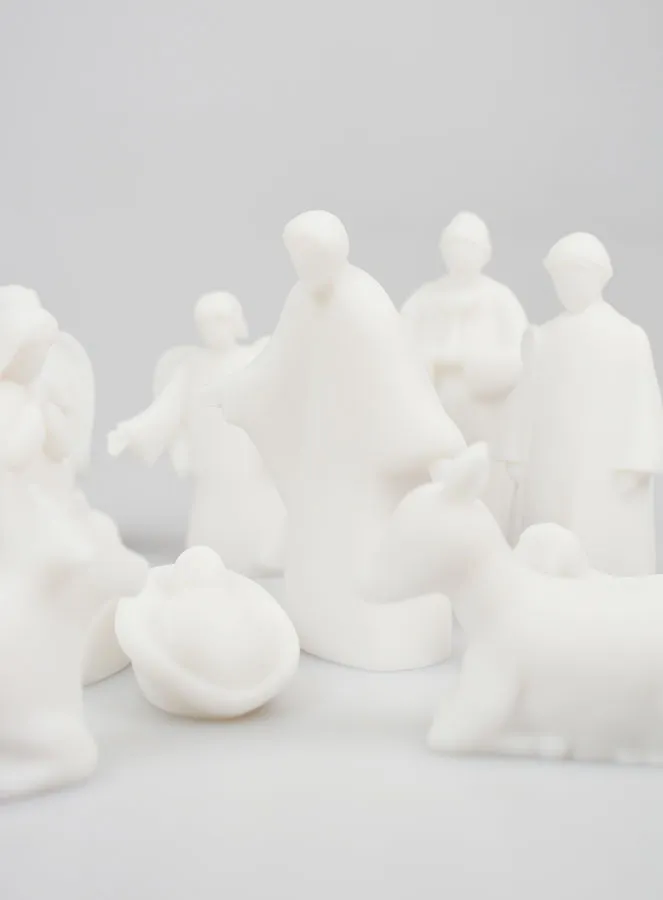 Complete Kerststal van Albast - 12 Beelden (pic 2)