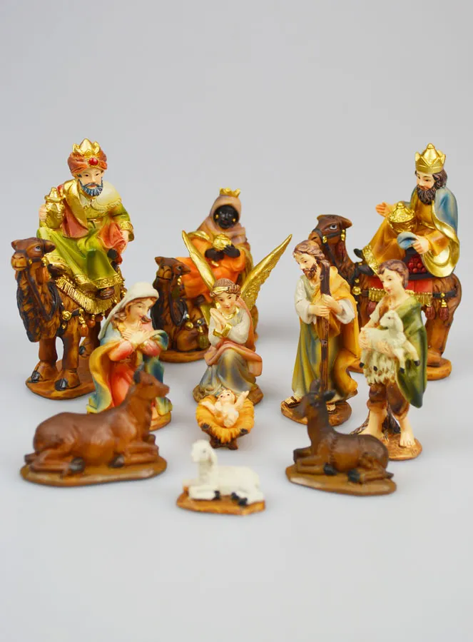 Kerststal 11 Figuren - 7cm (pic 1)
